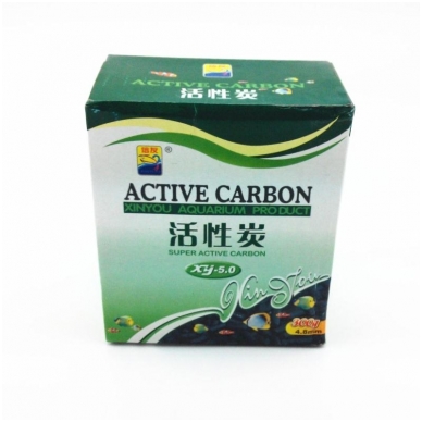 Activated coal for aquarium water treatment. In boxes, 300g each